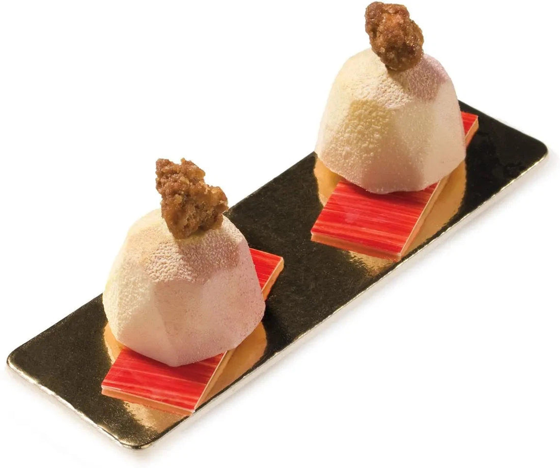 Silikomart - 1.3" x 0.9" Silicone 18 Compartment Small Diamond Baking Mold - SF048