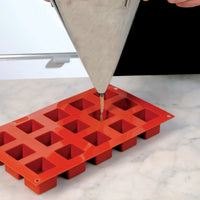 Silikomart - 1.3" x 1.3" Silicone #15 Compartment Cube Baking Mold - SF105