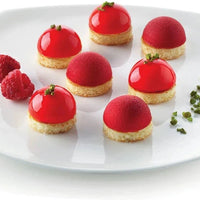 Silikomart - 1.5" x 0.78" Silicone 15 Compartment Half Spheres Baking Mold - SF005