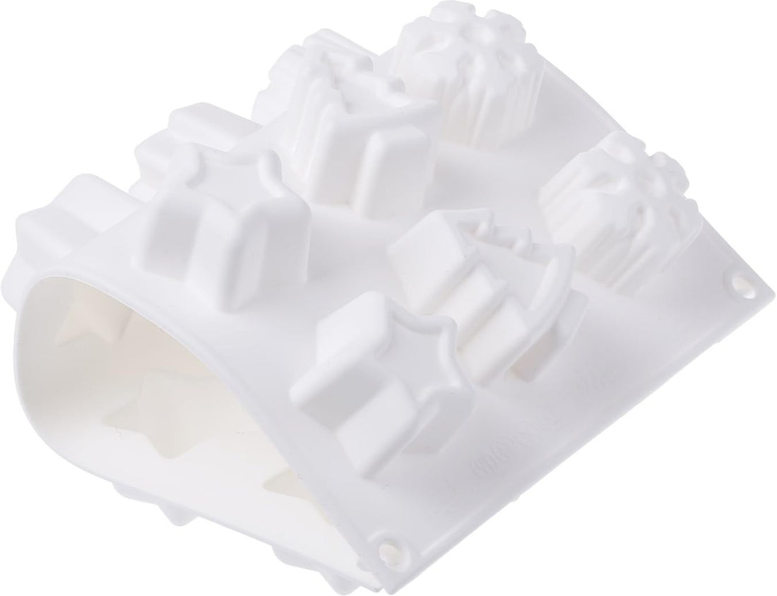 Silikomart - 1.5" x 1.9" x 0.9 Silicone #15 Compartment Magic Winter Baking Mold - SF136