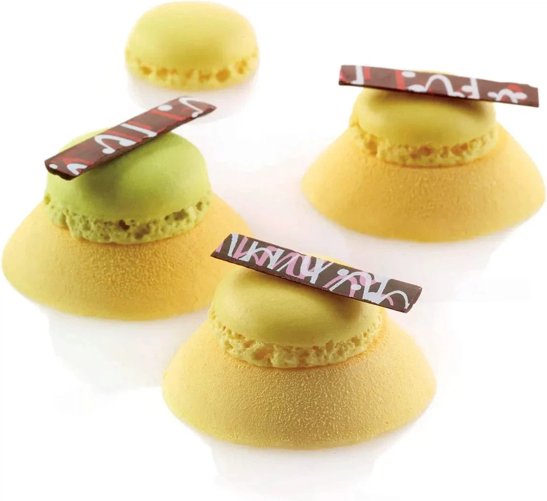 Silikomart - 1.7" x 0.39" Silicone 60 Compartment Mini Muffins Baking Mold - SQ008 - DISCONTINUED