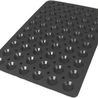 Silikomart - 1.7" x 0.39" Silicone 60 Compartment Mini Muffins Baking Mold - SQ008 - DISCONTINUED