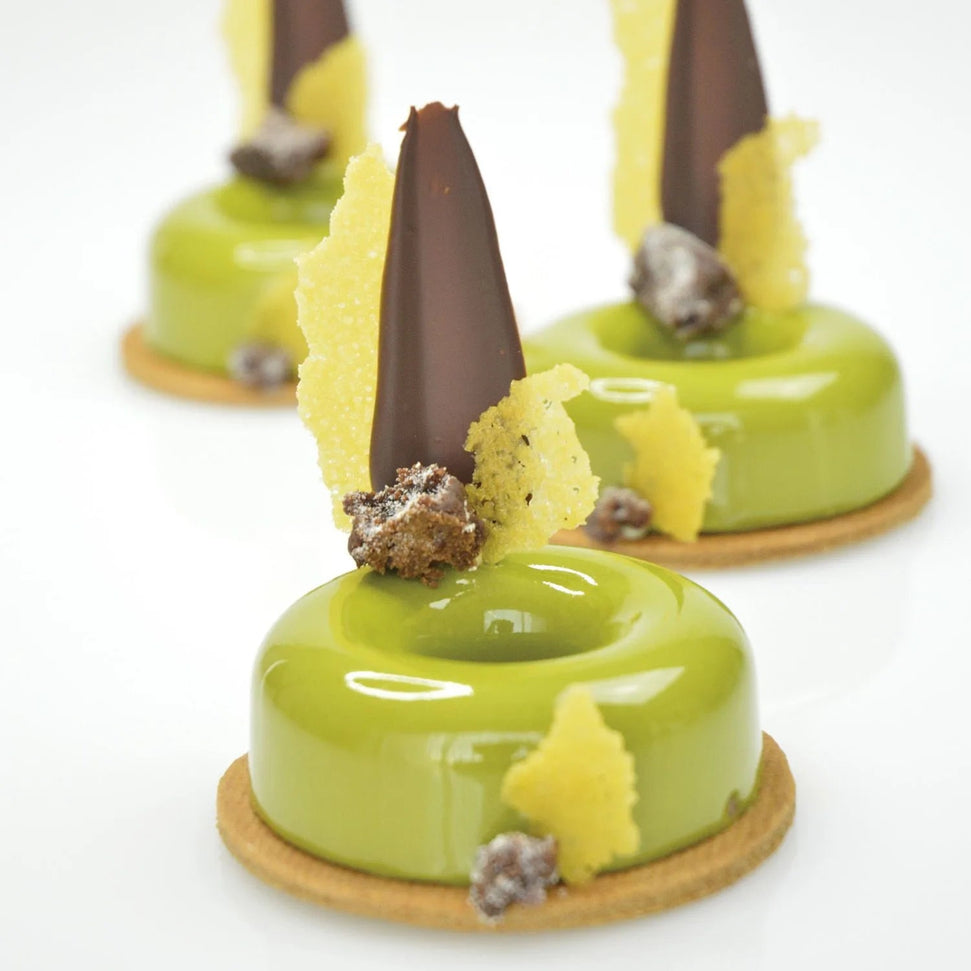 Silikomart - 1.7" x 0.59" x 0.7" Silicone #15 Compartment Mini Donuts Baking Mold - SF171