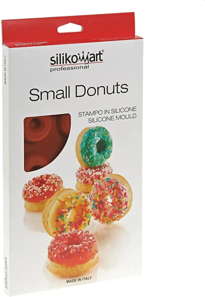 Silikomart - 1.7" x 0.59" x 0.7" Silicone #15 Compartment Mini Donuts Baking Mold - SF171