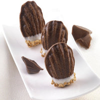 Silikomart - 1.7" x 1" x 0.4" Silicone Black 90 Compartment Mini Madeleine Baking Mold - SQ018