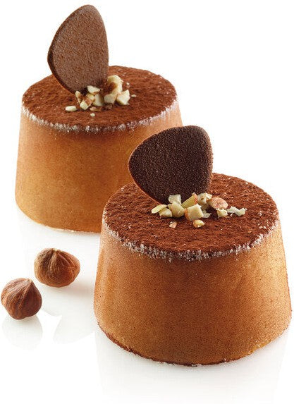 Silikomart - 1.7" x 1.1", Silicone Black 70 Compartment Briochettes Baking Mold - SQ007