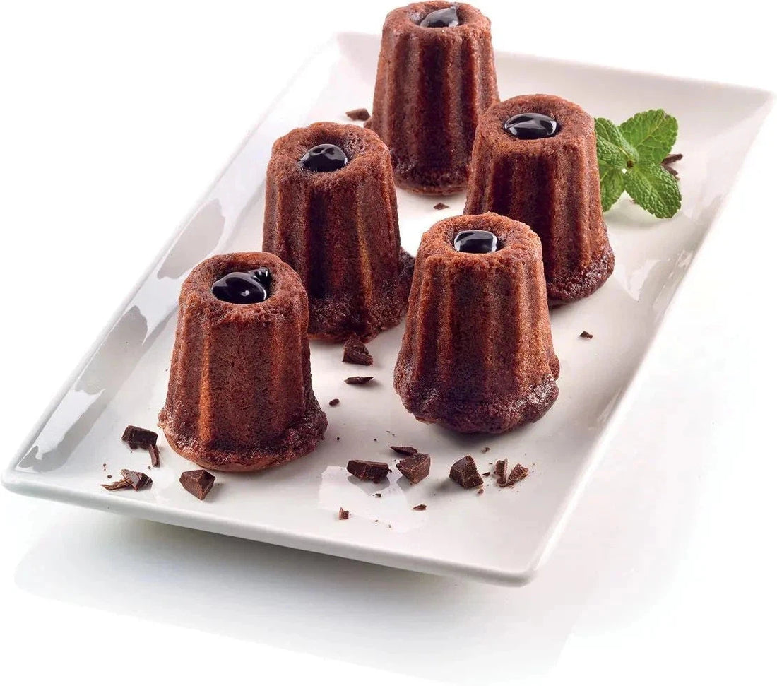 Silikomart - 1.7" x 1.7" Silicone 15 Compartment Medium Bordelais Baking Mold - SF059