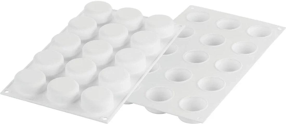 Silikomart - 1.77" Silicone Baking Mould - CURVE ESSENZIALE 30