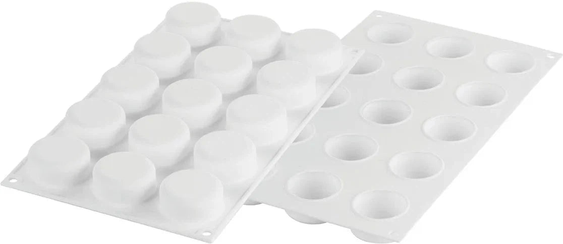 Silikomart - 1.77" Silicone Baking Mould - CURVE ESSENZIALE 30