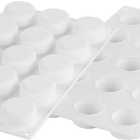 Silikomart - 1.77" Silicone Baking Mould - CURVE ESSENZIALE 30