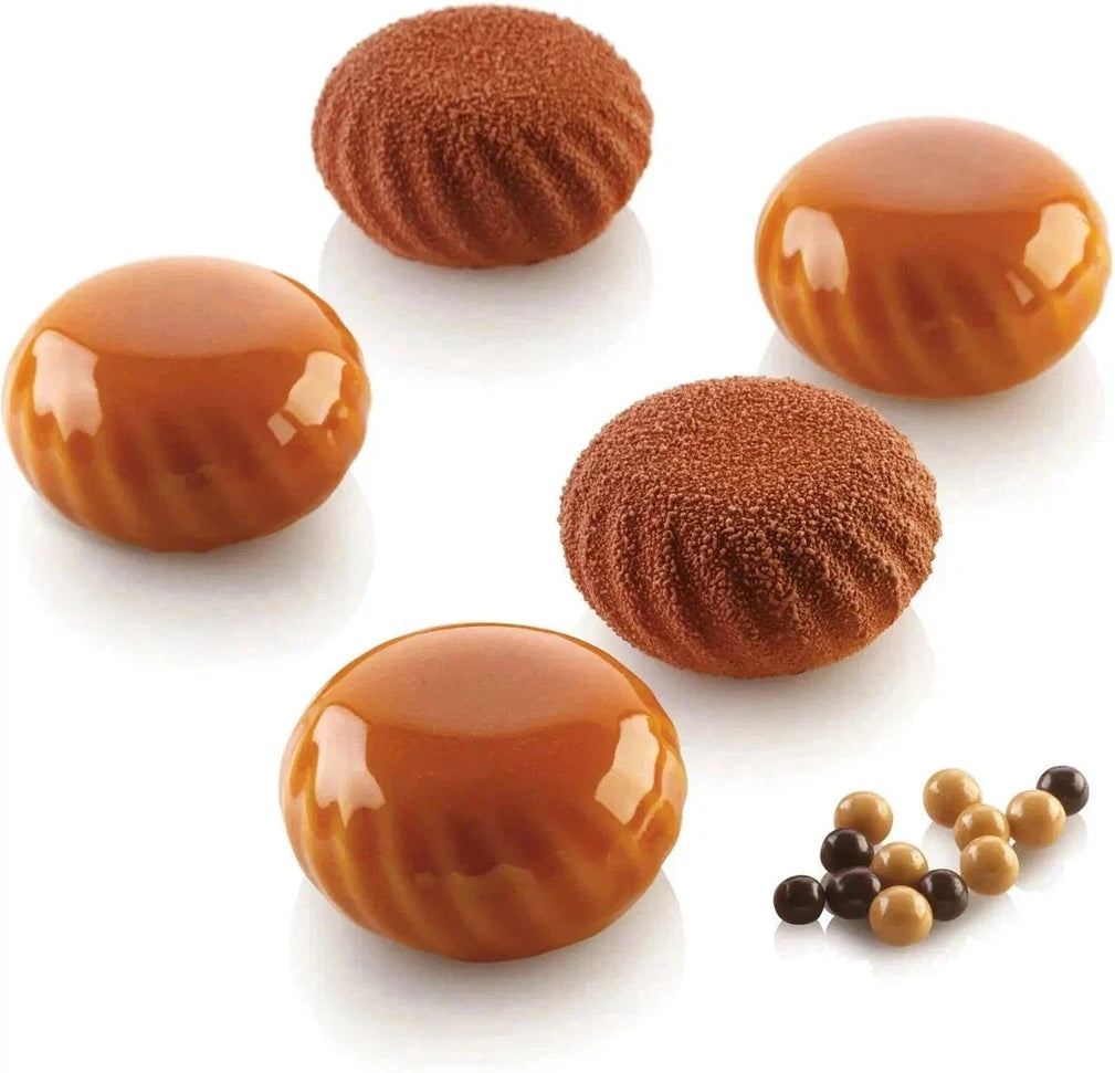 Silikomart - 1.8" Silicone Baking Mould with 15 Cavities - CURVE SAMURAI 30