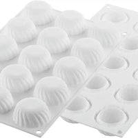 Silikomart - 1.8" Silicone Baking Mould with 15 Cavities - CURVE SAMURAI 30