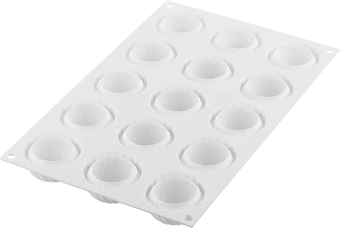Silikomart - 1.8" Silicone Baking Mould with 15 Cavities - CURVE SAMURAI 30