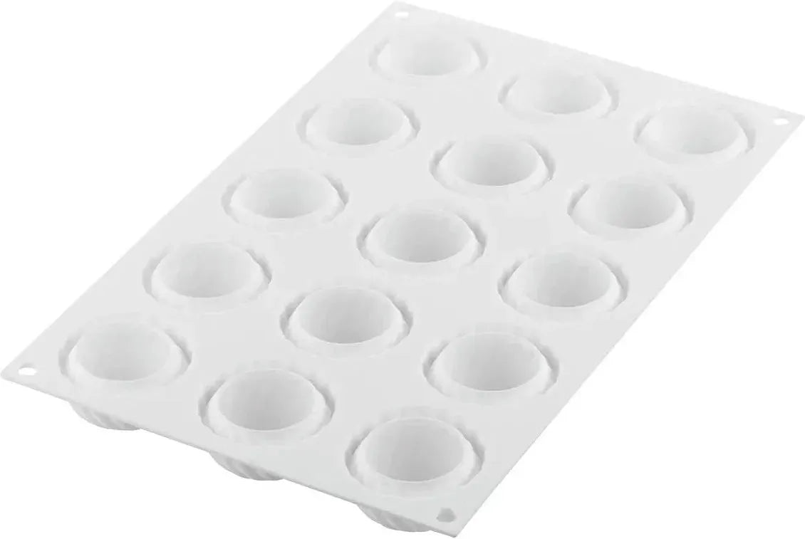 Silikomart - 1.8" Silicone Baking Mould with 15 Cavities - CURVE SAMURAI 30