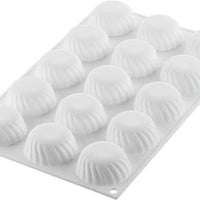 Silikomart - 1.8" Silicone Baking Mould with 15 Cavities - CURVE SAMURAI 30