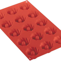 Silikomart - 1.8" x 0.7" Silicone #15 Compartment Swirl Baking Mold - SF310