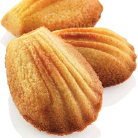 Silikomart - 1.8" x 1.2" x 0.57" Silicone Black 78 Compartment Mid Madeleine Baking Mold - SQ030