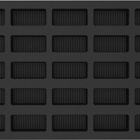 Silikomart - 1.89" Righe Silicone Baking Mold with 25 Rectangular Cavities - SQ085