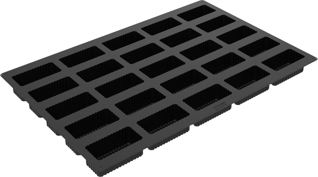 Silikomart - 1.89" Righe Silicone Baking Mold with 25 Rectangular Cavities - SQ085