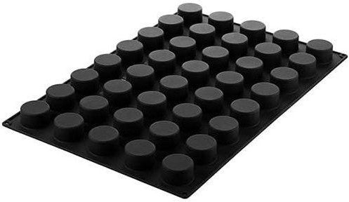 Silikomart - 1.9" Cylinder Silicone Mold with 40 Cavities - SQ079