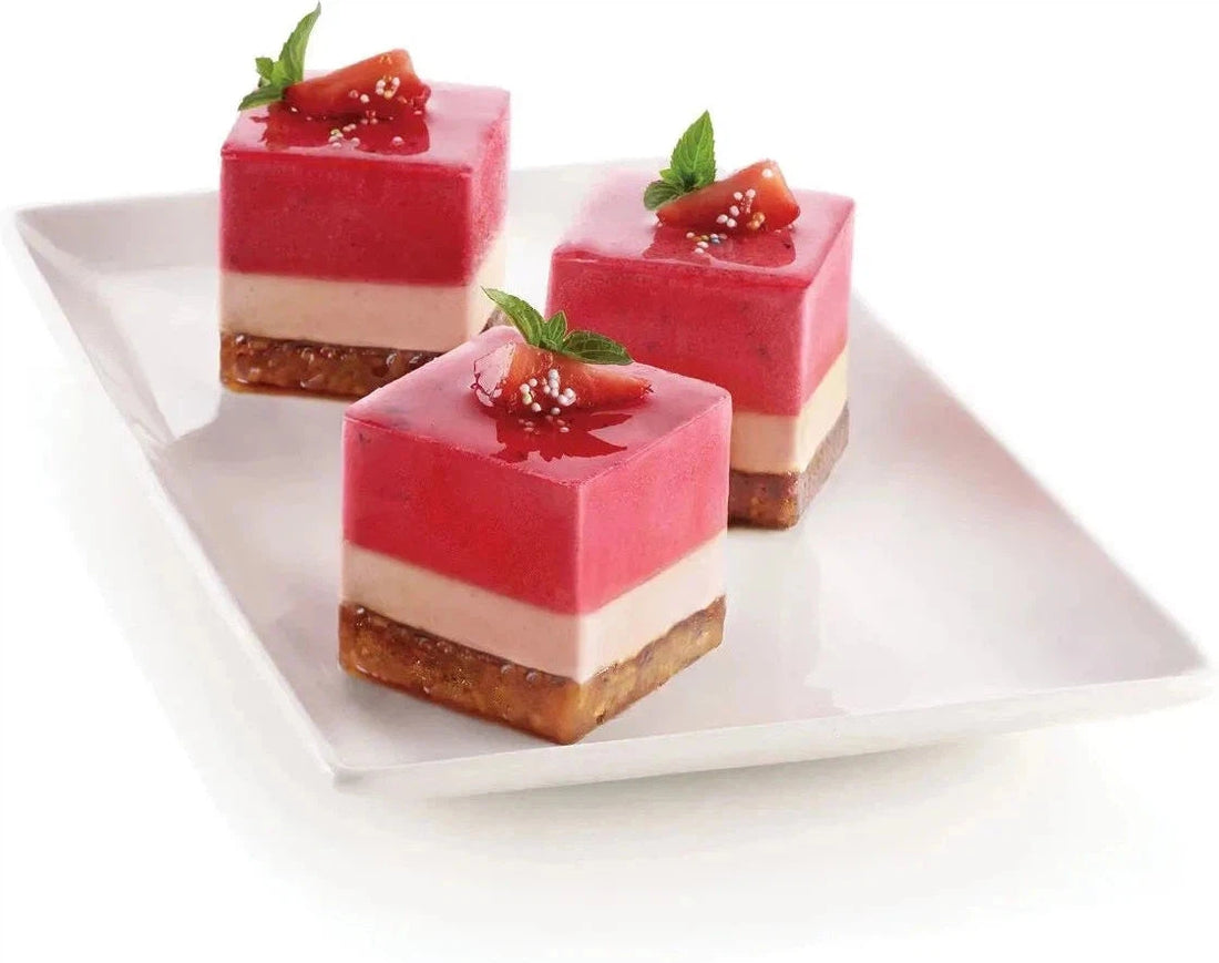 Silikomart - 1.9" x 1.9" Silicone #8 Compartment Cube Baking Mold - SF104