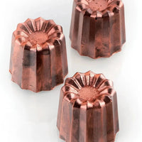 Silikomart - 2.1" x 1.9" Silicone 8 Compartment Big Bordelais Baking Mold - SF050