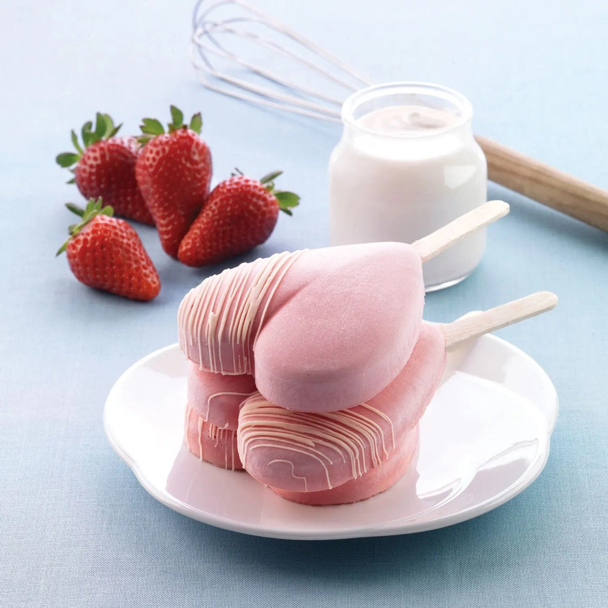 Silikomart - 2.1" x 2.6" x 0.7" Silicone Mini Heart-Ic Baking Moulds, Pack of 2 - GEL03M