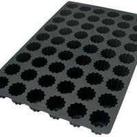 Silikomart - 2.2" x 1.9" Silicone Black 54 Compartment Canneles Baking Mold - SQ002