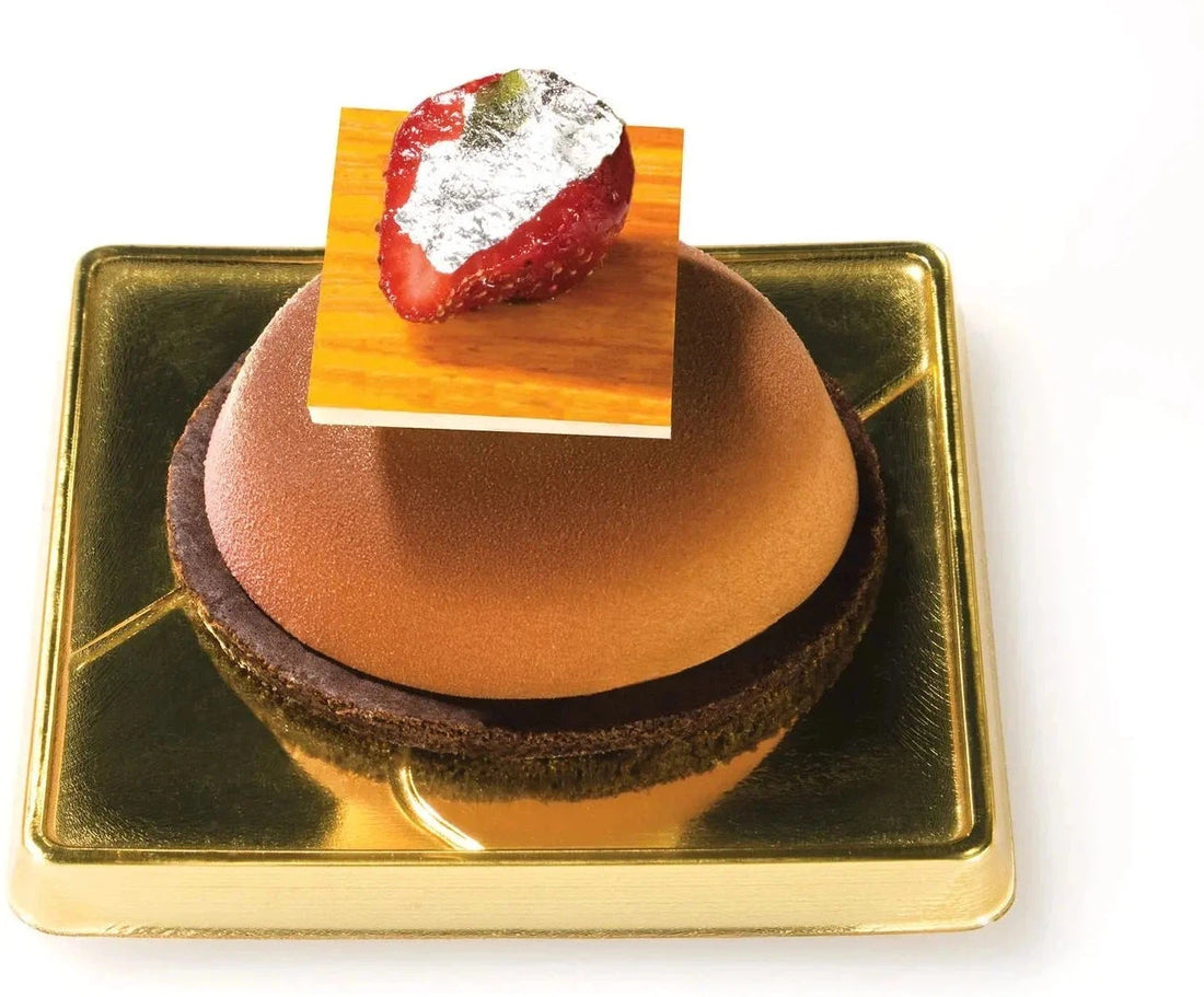 Silikomart - 2.3" x 0.6" Silicone 8 Compartment Flan Baking Mold - SF045