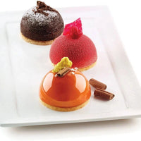 Silikomart - 2.3" x 1.1" Silicone 6 Compartment Half Spheres Baking Mold - SF003