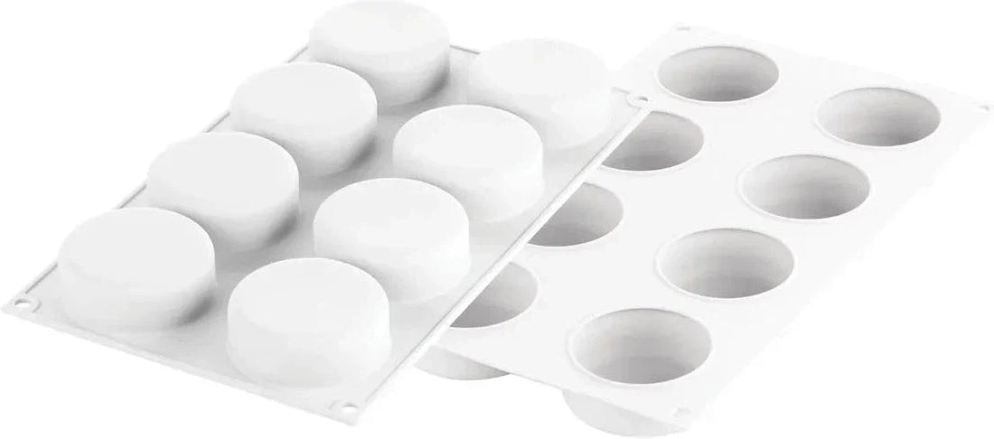 Silikomart - 2.5" Silicone Baking Mould - CURVE ESSENZIALE 80