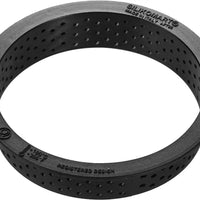 Silikomart - 2.7" x 0.78" Round Black Microperforated Thermoplastic Composite Tarte Ring, #8 - TART RING 70