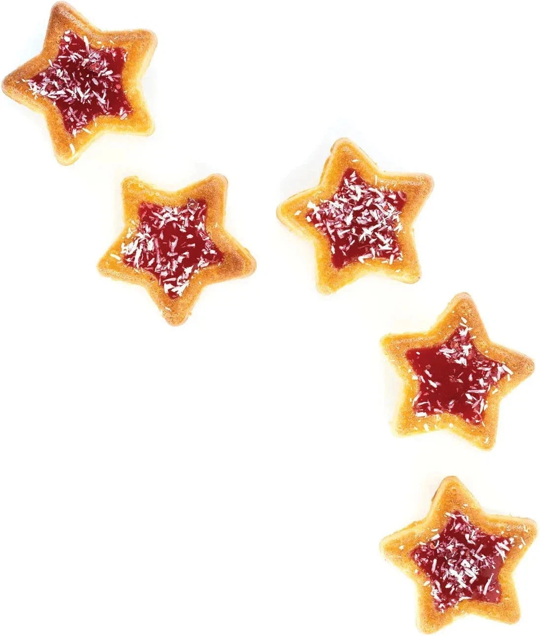 Silikomart - 2.7" x 0.9" Silicone #8 Compartment Stella Star Baking Mold - SF107