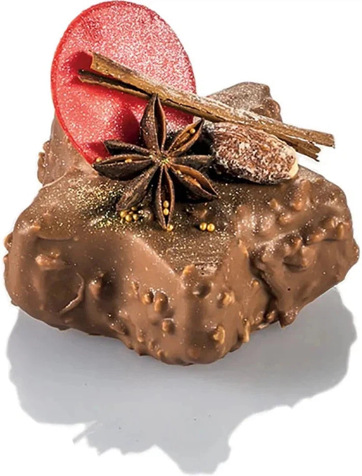 Silikomart - 2.7" x 0.9" Silicone #8 Compartment Stella Star Baking Mold - SF107