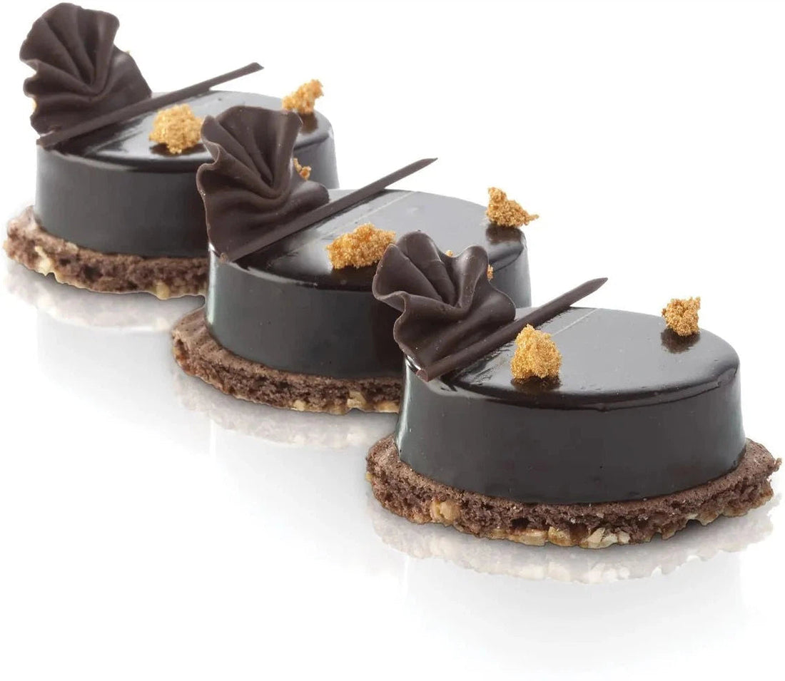 Silikomart - 2.7" x 1" Silicone #6 Compartment Cylinders Baking Mold - SF205