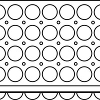 Silikomart - 2.7" x 1.3", Silicone Black 28 Compartment Briochettes Baking Mold - SQ003