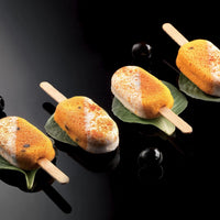 Silikomart - 2.7" x 1.4" x 0.7" Silicone Mini Classic Ice Cream/Cake Pop Baking Mold, Pack of 2 - GEL01M