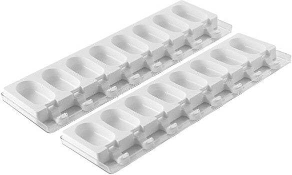 Silikomart - 2.7" x 1.4" x 0.7" Silicone Mini Classic Ice Cream/Cake Pop Baking Mold, Pack of 2 - GEL01M