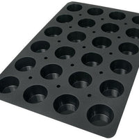 Silikomart - 2.7" x 1.5" Silicone 24 Compartment Muffins Baking Mold - SQ009