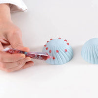 Silikomart - 2.9" x 1.4" Silicone 6 Compartment Parfum Baking Mold with Border - PARFUM110