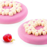 Silikomart - 2.95" Dessert-Top Silicone Baking Mold with 6 Cavities - FLORA 19