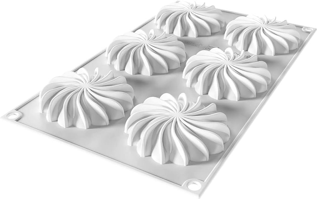 Silikomart - 2.99" Silicone Mold with 6 Cavities - SAINT HONORÉ 40