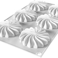 Silikomart - 2.99" Silicone Mold with 6 Cavities - SAINT HONORÉ 40