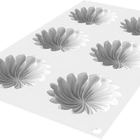 Silikomart - 2.99" Silicone Mold with 6 Cavities - SAINT HONORÉ 40