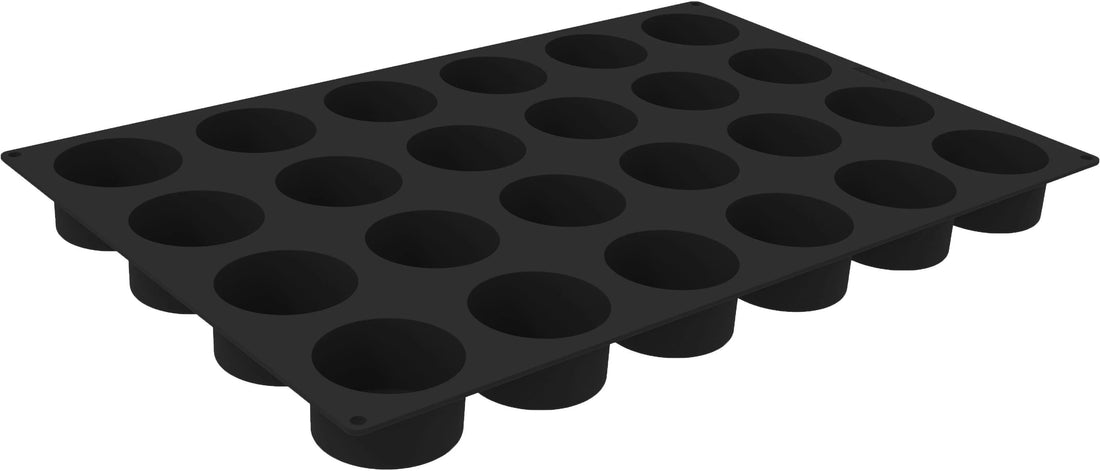 Silikomart - 3" Silicone Cylinder Baking & Freezing Mold with 24 Cavities - SQ084