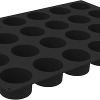 Silikomart - 3" Silicone Cylinder Baking & Freezing Mold with 24 Cavities - SQ084
