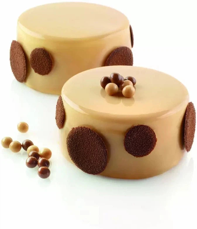 Silikomart - 3" Silicone Cylinder Baking & Freezing Mold with 24 Cavities - SQ084