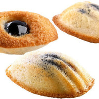 Silikomart - 3" x 1.75" x 0.7", Silicone Black 44 Compartment Madeleine Baking Mold - SQ005