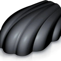 Silikomart - 3" x 1.75" x 0.7", Silicone Black 44 Compartment Madeleine Baking Mold - SQ005