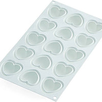 Silikomart - 30 ml Italian Silicone Durable Mould for Both Chocolate Making and Baking - CURVE CUPIDO30